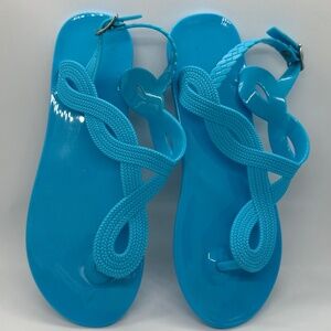 Light Blue | Jelly Beach Sandals| Size L (3-4 Youth/Women’s 6)